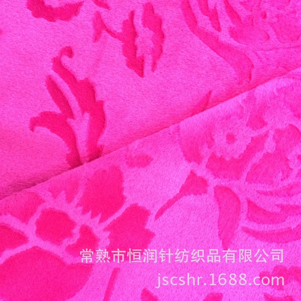 常熟恒潤(rùn)針紡 刷花短毛絨的匠心之作，品質(zhì)與價(jià)格的雙重保障